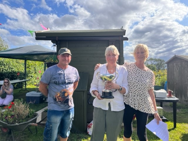 Tony,, Chairman. Janice, Plot 13A and Gill, Allotment Officer Tony,, Chairman. Janice, Plot 13A and Gill, Allotment Officer